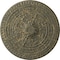 Ekena Millwork Naple Ceiling Medallion (Fits Canopies up to 3 3/8"), 37 1/2"OD x 3 3/8"P, Witch Hazel Crackle CM37NAWHC - alternate 1